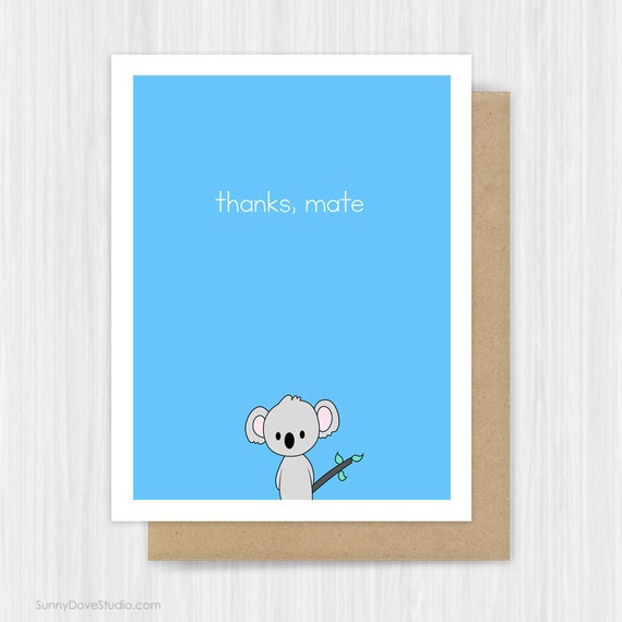 Luxury 15 Koala Blank Card