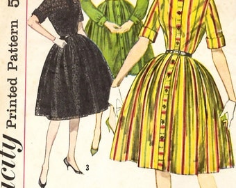 Simplicity 3562 Junior Misses One Piece Dress Sewing Pattern
