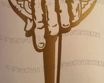 Game of Thrones Hand of the King, Hand of the Queen Vinyl Decal