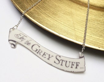 Beauty and the Beast, Be Our Guest, Try the grey stuff, Disney jewelry, Disney necklace, Beauty and the Beast necklace, Beast Belle necklace
