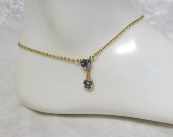 Gold Plated Anket with Swarovski crystals- made to measure CCS73