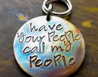 Dog Tags For Dogs, Dog ID Tag, Dog Tag, Hand Stamped Dog Tags, Medium to Large Copper Dog ID Tag, Pet Tags, Pet ID Tags, Dog id