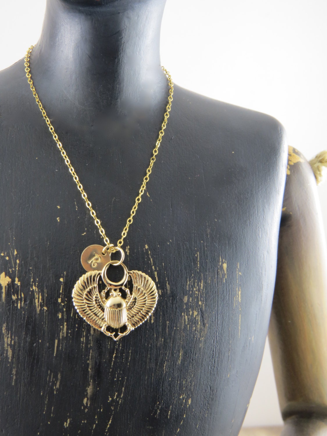 personalized scarab necklace scarab necklace scarab pendant