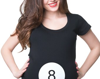 Pregnancy Halloween T-shirt Magic Ball Maternity Halloween Costume Funny Halloween Pregnancy Tee