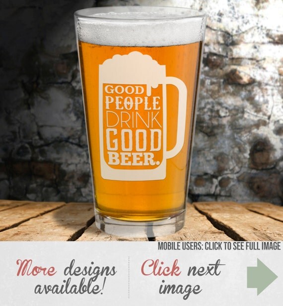 Etched Pint Glass Beer Sayings by EverythingEtchedAZ on Etsy