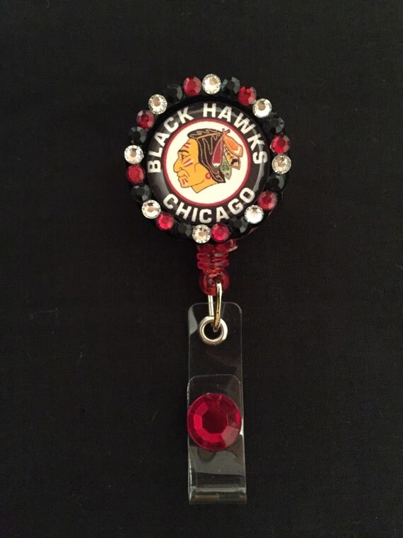 Chicago Blackhawks Retractable I.D. Badge Holder