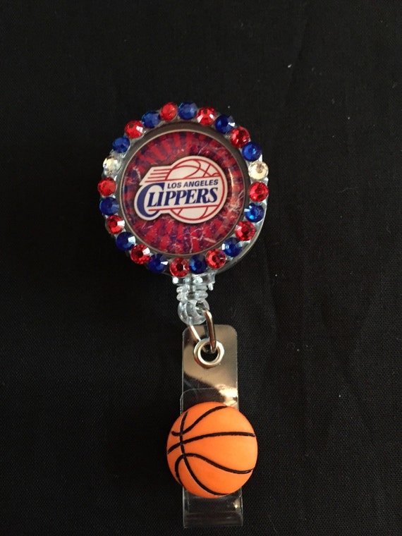 LA Clippers Retractable I.D. Badge holder