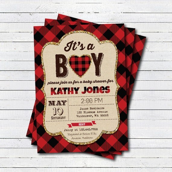 Valentine baby boy shower invitation. Valentine's day coed