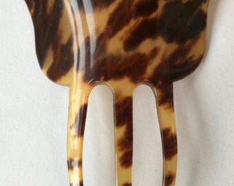 Victorian Era Faux Tortoiseshell Hair Comb