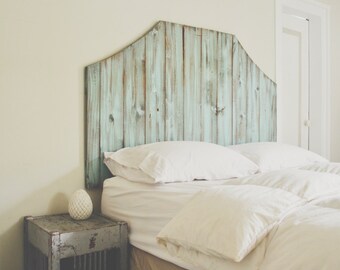 The Blue Atlas - Wooden Distressed Headboard