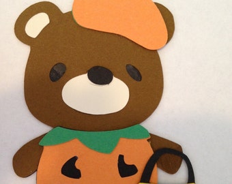 pumpkin stuffed bear