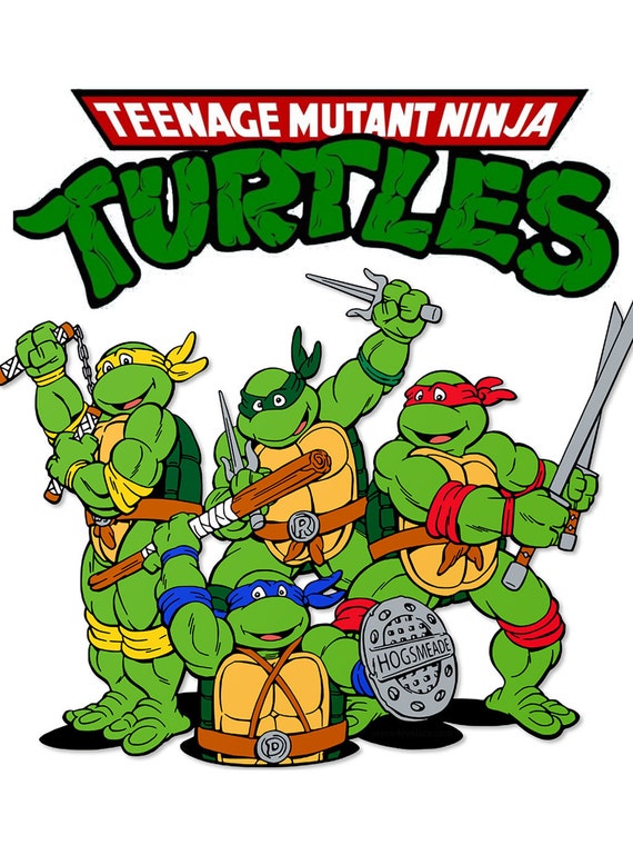 Teenage Mutant Ninja Turtles Iron On Fabric transfer