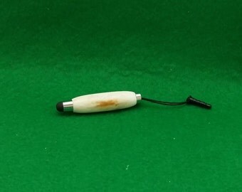 Pocket Stylus, Handcrafted, Antler, Chrome