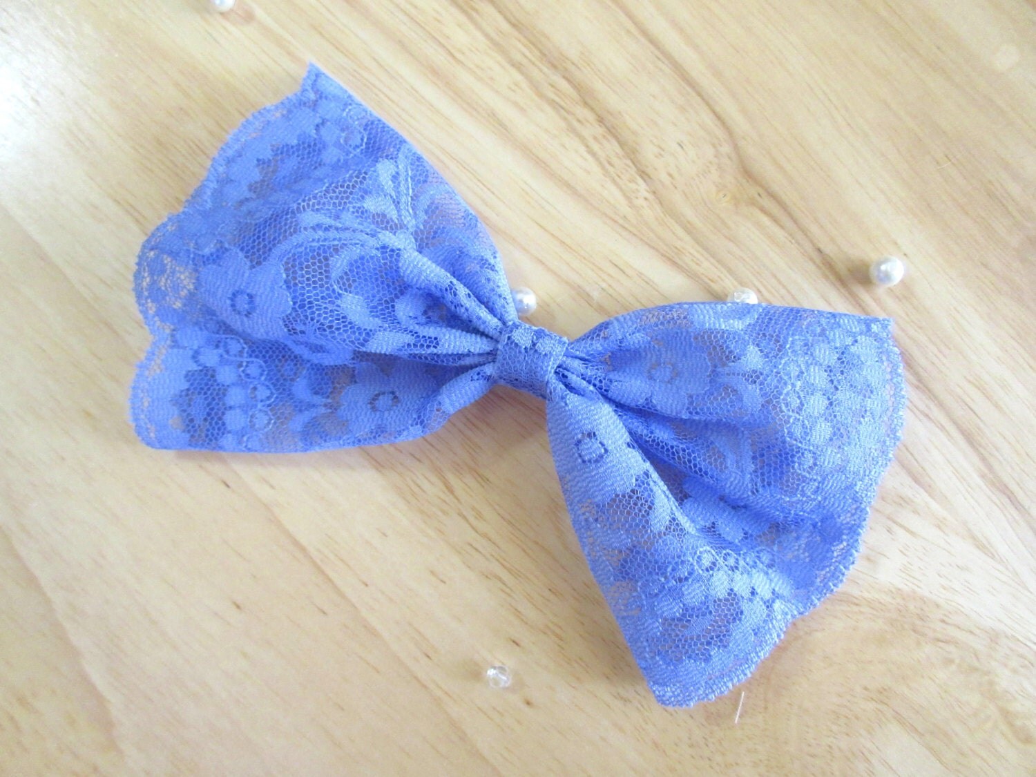 Black Lace Hair Bow. Hair accessory Girls hair by