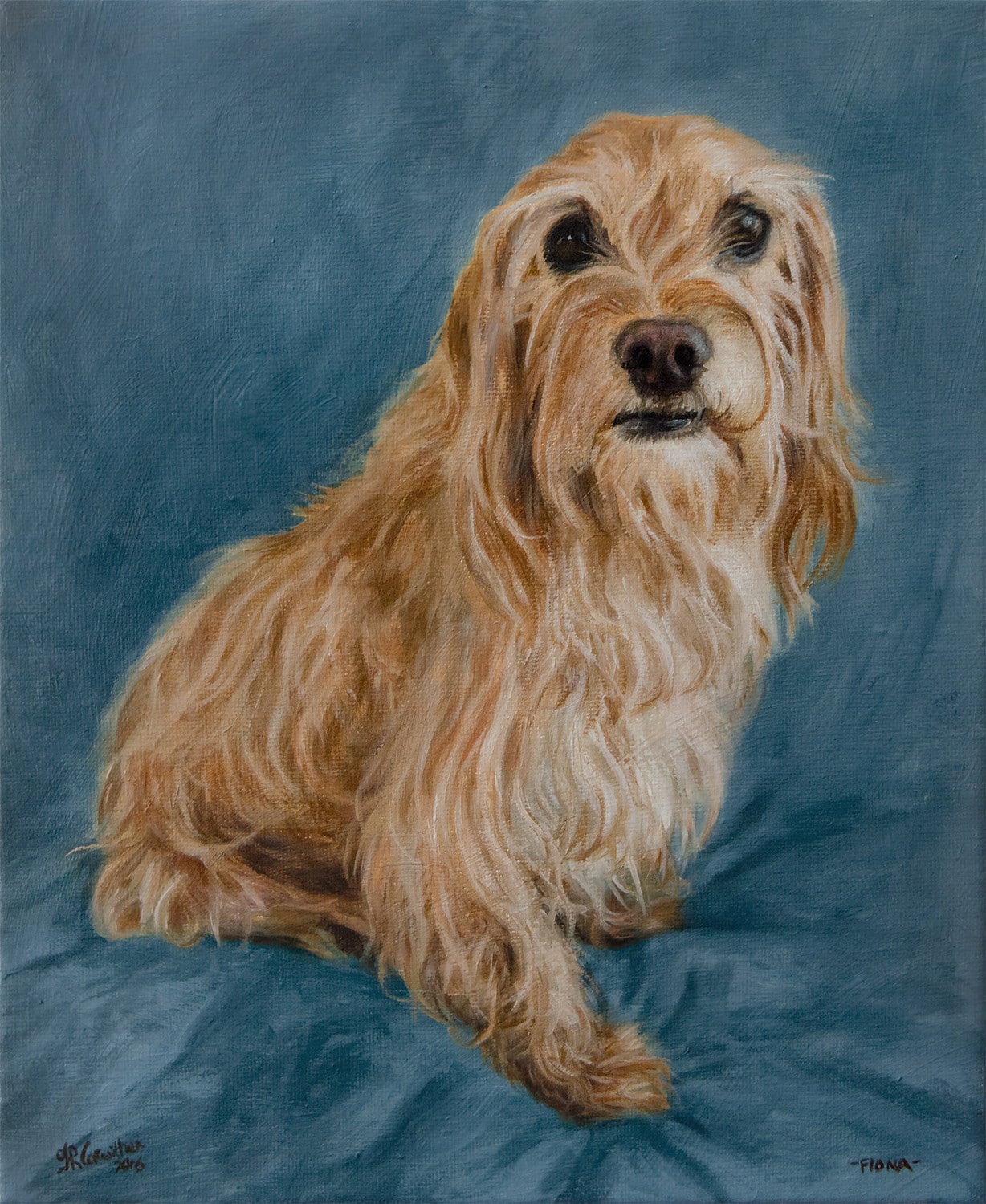 Pet Painting Dog portrait Pet portrait Dog Art oil