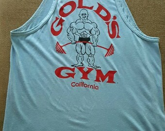 old school golds gym shirt