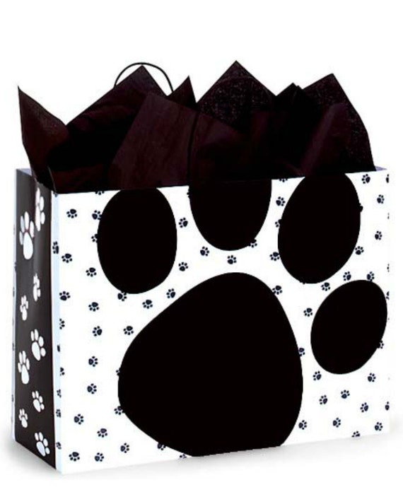 Gift Bag/Gift Wrapping Service/Paw Print Gift Bag/Gift Bag For