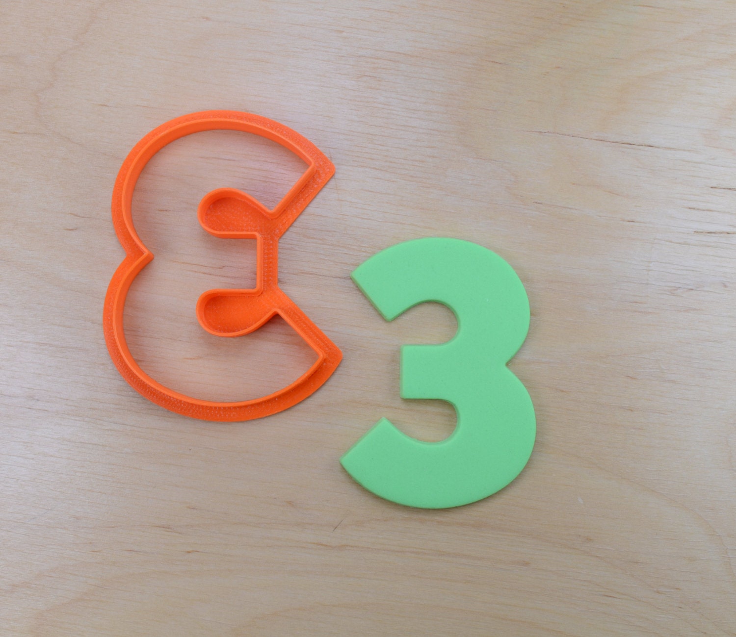 Classic Number Three Cookie Cutter