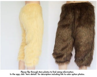 Pants for Satyr Halloween Costume, Faun Halloween Costume, Satyr Cosplay, Fur Faun Pants Cosplay Faun Color Pants Fawn Color Pants Satyr