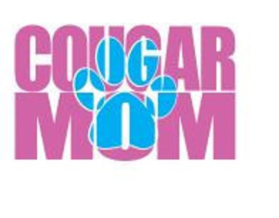 Download Cougar Mom Knockout Font SVG Cougar Svg Silhouette Cricut