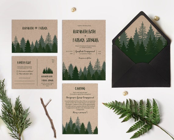 Rainforest Wedding Invitations 6