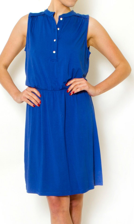 cobalt blue casual dress