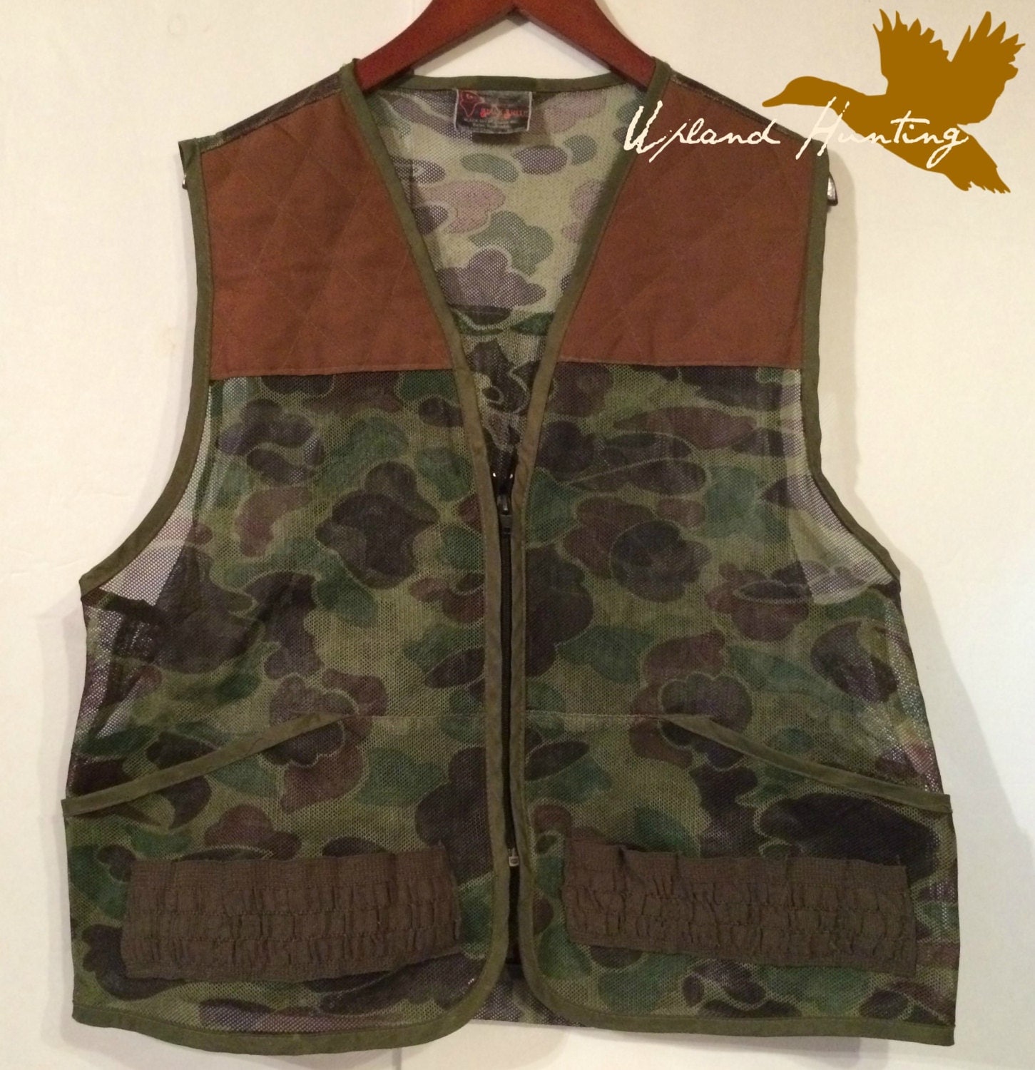 Camo Mesh Vest Bird Hunting Shooting Accessories Upland