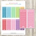 Printable planner inserts personal monthly for Kate Spade