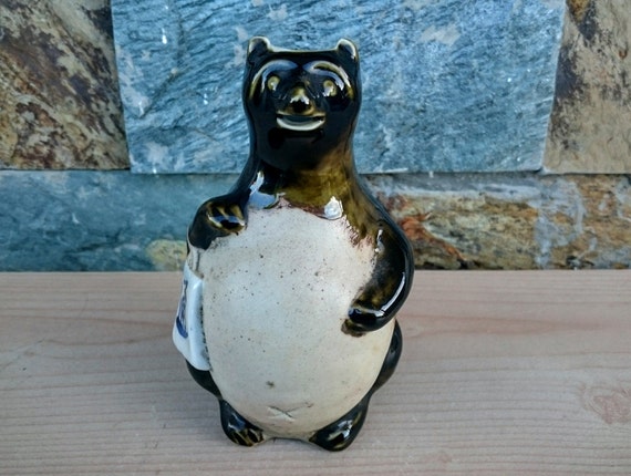 japanese raccoon figurine