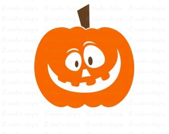 Pumpkin Jack - O- Lantern SVG, Pumpkin SVG, Pumpkin Face SVG, Halloween Svg, Fall Svg, Silhouette Cut Files, Cricut Cut Files