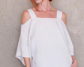Women Sewing Patterns, Tunic Sewing Pattern, Blouse Pattern, Womens Top, Off The Shoulder, Cover up Pattern, Boho Dress Pattern