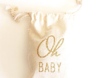 Baby shower favors- Custom colors- Baby shower- Glitter Oh Baby