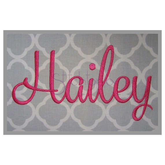 Hailey 1 Monogram Set LARGE 3.5 4.5 5.5