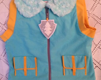 ADULT size mountain rescue pup Everest character Vest costume