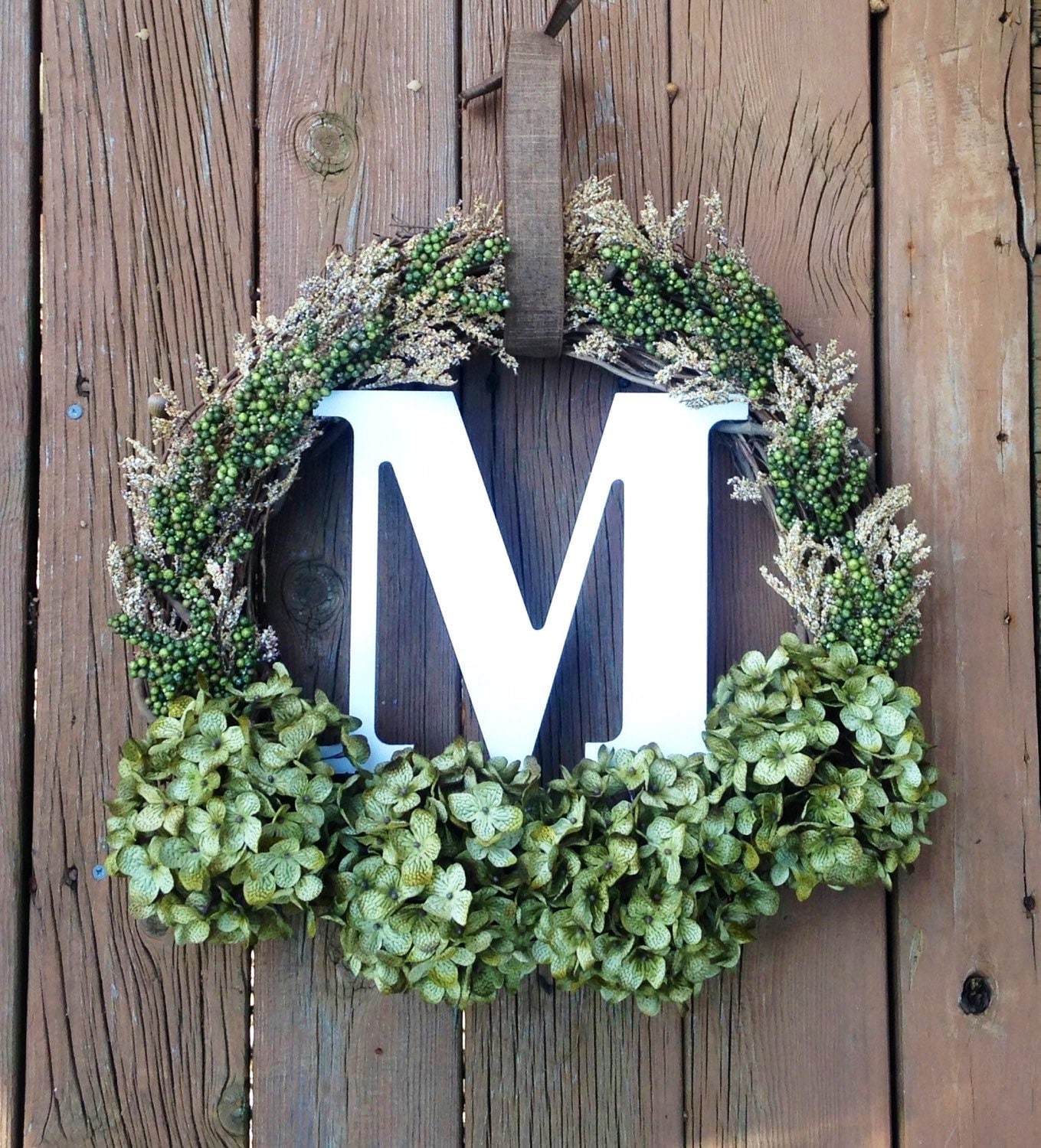 Monogram Wreath, Spring Door Wreath,Spring Wreath, Summer Monogram Wreath, Summer Wreath, Front Door Wreath, Wedding Wreath, Letter Wreath