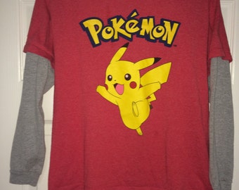 Sale!! Vintage POKEMON long sleeve tee shirt