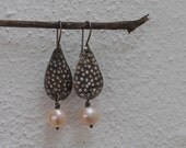 Sterling silver earrings Pearl earrings Silver earrings White earrings Oxidized earrings Dangle earrings Drop earrings Handmade earrings Sterling silver earrings Pearl earrings Silver earrings White earrings Oxidized earrings Dangle earrings Drop earrings Handmade earrings