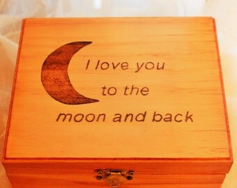 Wooden Box; Trinket Box; Wood Keepsake Box; Jewelry Wood Box; Treasure Box; Memory Box; 5th Anniversary Gift; Valentines Day Gift