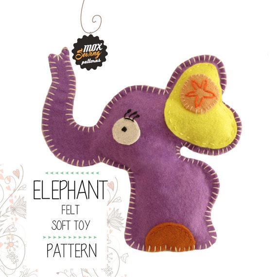 Elephant PDF Sewing Pattern Instant Download by MoxSEWINGpatterns