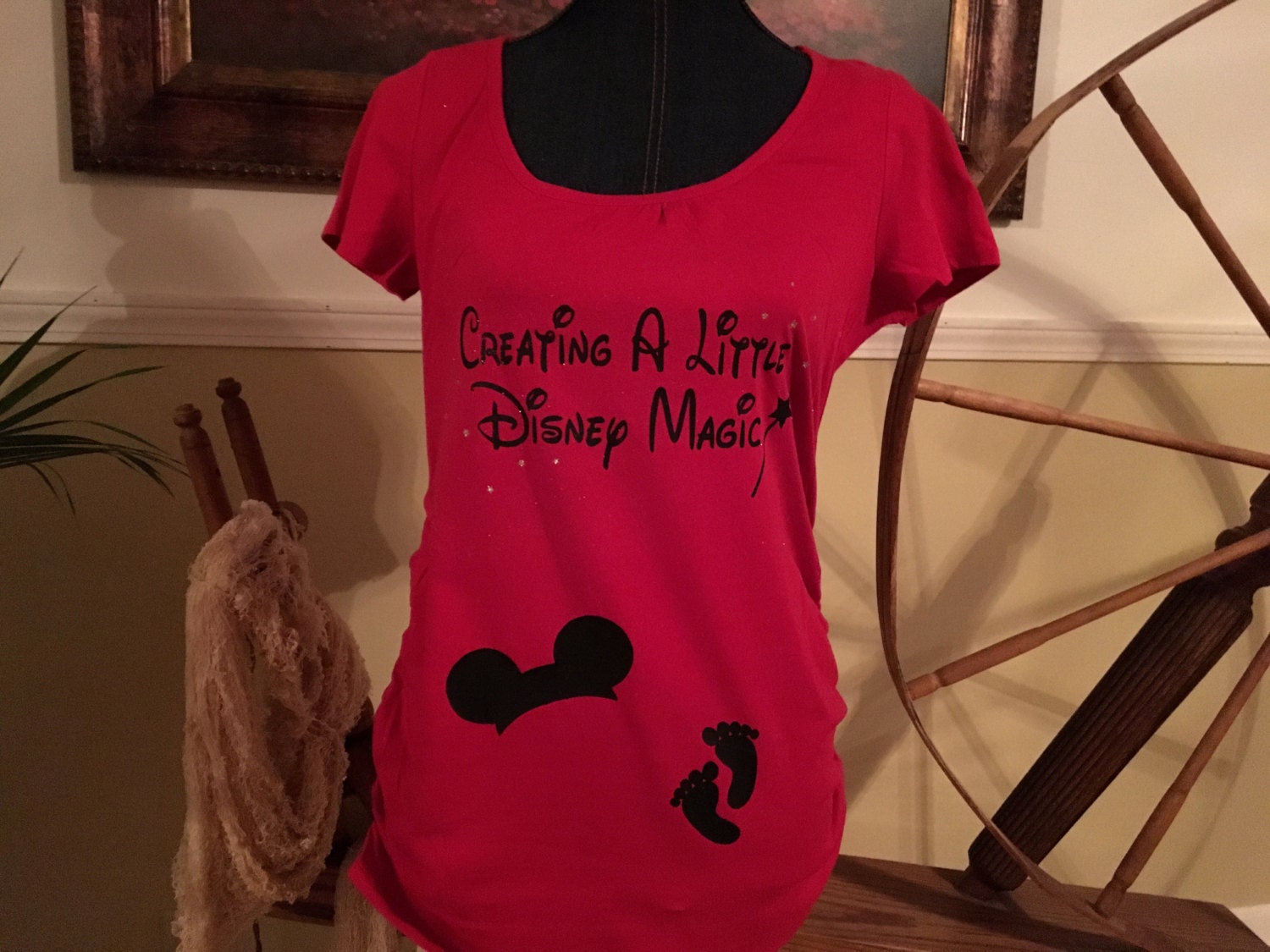 creating a little disney magic maternity shirt