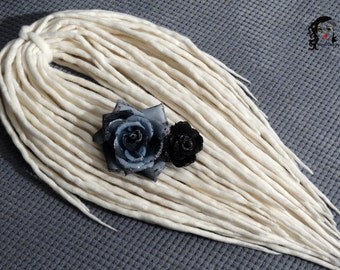 Wool Dreadlocks Dreads " Winter Aura " DE