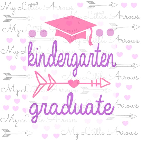 Download Kindergarten graduate SVG DXF EPS png Files for by MyLittleArrows