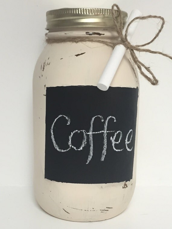 Kitchen Pantry Canisters Mason Jar by PrettySimplyStudio on Etsy