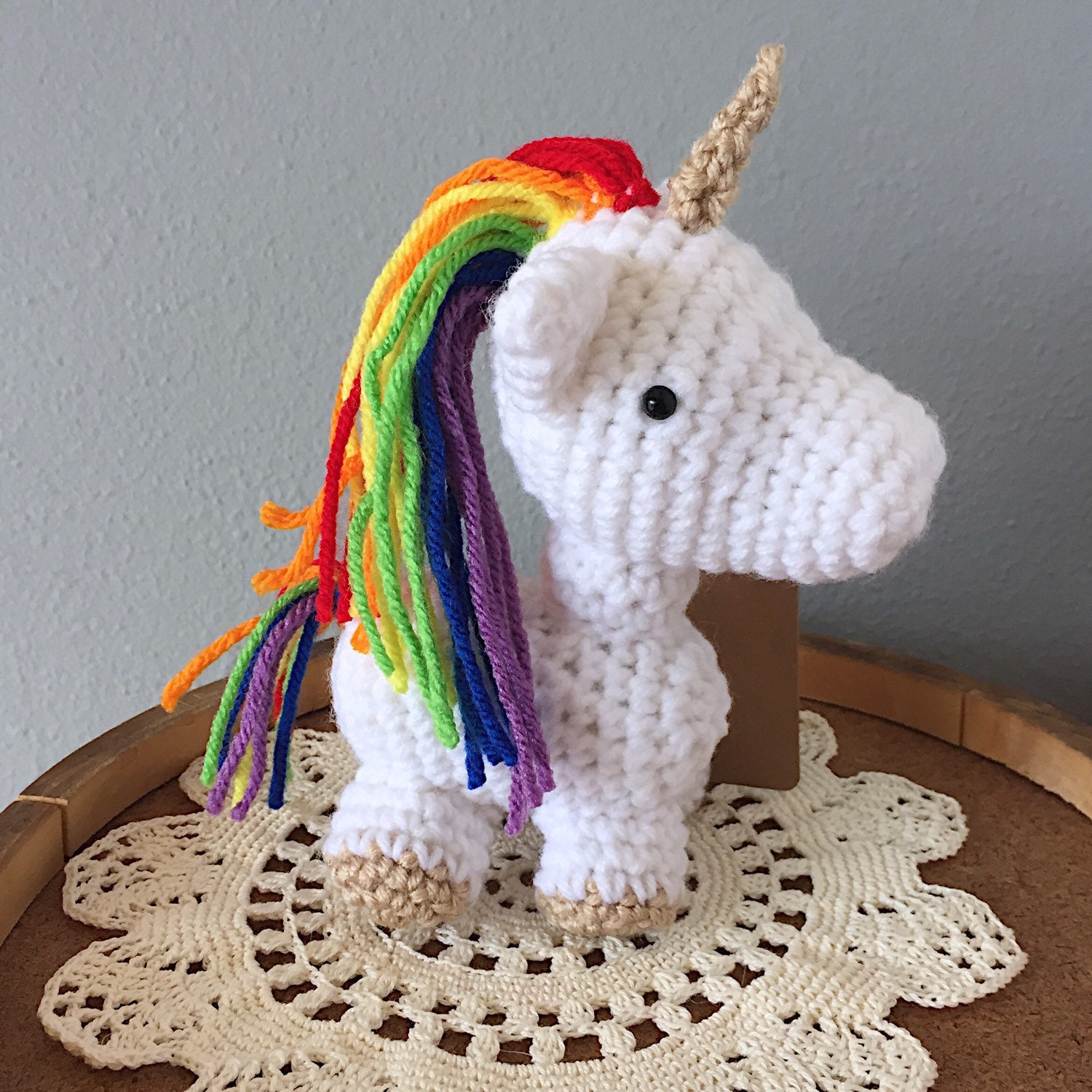 Unicorn Plush // Unicorn Stuffed Toy // Kawaii Plush Unicorn