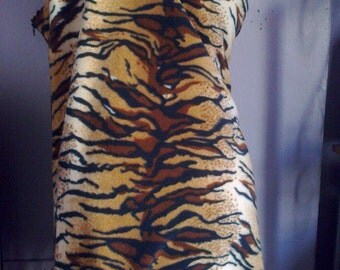 Cave Girl costume,Flintstones,Jane,prehistoric girl,stone age,Tarzan's Jane,jungle girl,wild, Tiger print,mini dress,jagged hem dress