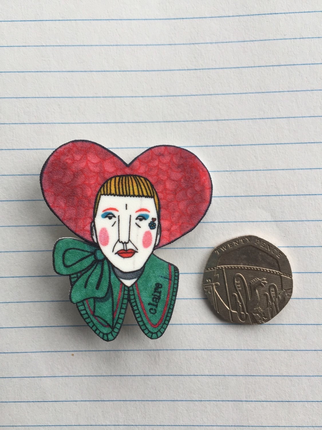 Grayson Perry as Claire brooch