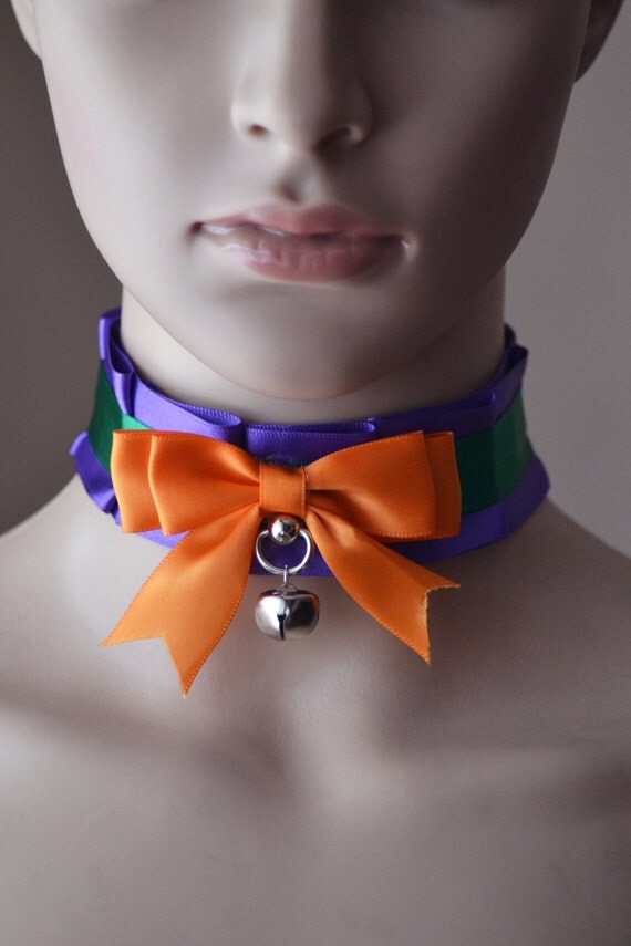 Joker Choker Pet Play Kitten Play Collar Alternative