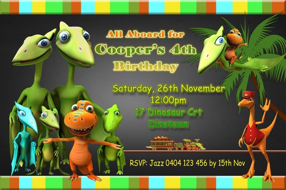 Dinosaur Train Invitations 8