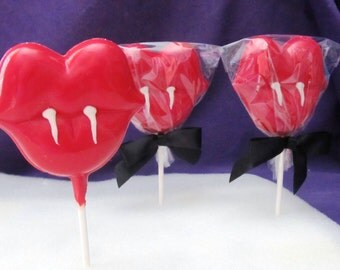 12 Dracula Hotel Transylvania Monster Vampire Fangs lollipops
