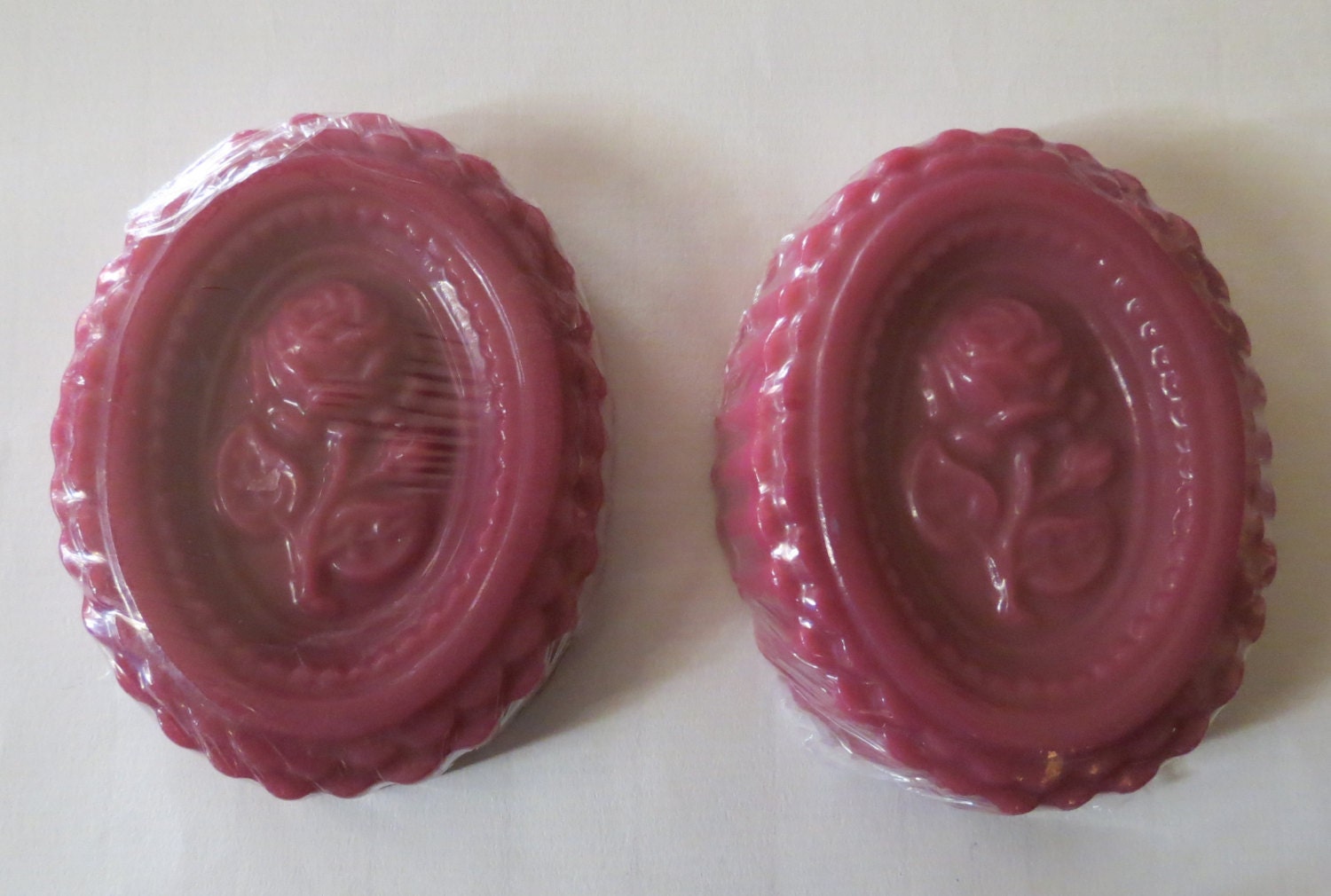 Decorative victorian soap bar with roses 2 pack